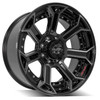 4PLAY Wheels F-250/F-350 4P70 Brushed Black Wheel - 22x10 (1999-2022)