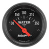 Autometer Z-Series 2" SSE Water Temp Gauge - 100-250 Deg F