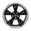 OE Wheels Mustang FR01 Bullitt Style Black with Machined Lip Wheel - 18x10 (1994-2004)