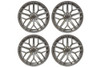 Steeda Mustang Trident Gloss Titanium Square Wheel Package - 20x10 (2005-2024)