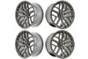 Steeda Mustang Trident Gloss Titanium Square Wheel Package - 20x10 (2005-2024)