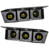 ORACLE Bronco Triple LED Fog Light Kit for Steel Bumper - Yellow (2021-2023)