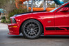 Steeda Mustang Trident Gloss Titanium Staggered Wheel & Tire Package - 20x10/11 (2005-2023)