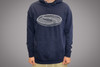 Steeda 3D Wave Navy Hoodie