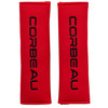 Corbeau Mustang Red 3" Harness Pads Pair (1979-2023)
