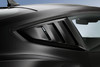 AirDesign Mustang Coupe Quarter Window Louvers - Gloss Black (2024)