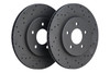 Hawk Explorer Heavy Duty Talon Drilled/Slotted Rear Brake Rotors (2013-2018)