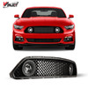 Winjet Mustang DRL Halo Grille w/ Fog Lights (2015-2017)