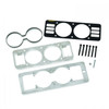 Autometer Mustang Dual 2-5/8" Gauge Cage w/ Vents - Black (1987-1993)