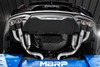 MBRP Mustang GT Armor Pro Series Carbon Fiber Quad Tip Cat-Back Exhaust - Race Version (2024-2026)