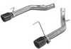Pypes Mustang GT/GT500 Muffler-Delete Axle-Back Exhaust - Black Tips (2005-2010)