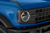 GTS Bronco Front Daytime Running Light Cover Kit - 4 Piece - Carbon Fiber Look (2019-2024)