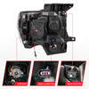 Anzo F-150 Projector Headlights w/ Halo Black (CCFL) G2 (2009-2014)