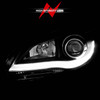 Anzo Focus Projector Headlights w/ Plank Style Design Black (2012-2014)