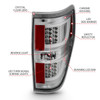 Anzo F-150 LED Taillights Chrome (2009-2013)