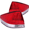 Anzo Focus LED Taillights Red/Clear (2008-2011)