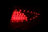 Anzo Focus LED Taillights Red/Clear (2008-2011)