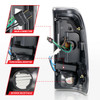 Anzo F-150 LED Tail Lights w/ Light Bar Black Housing Clear Lens (1997-2003)