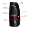 Anzo F-150 LED Tail Lights w/ Light Bar Black Housing Smoke Lens (1997-2003)