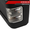 Spec-D Tuning F-250 Manual Adjusting Tow Mirrors - Black w/ Smoked Turn Signals (1999-2016)