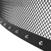 Spec-D Tuning F-250 Rivet Style Stainless Steel Mesh Front Grille Insert - Black (2011-2015)