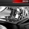 Spec-D Tuning Focus LED Bar Projector Headlights w/ LED Turn Signal Lights - Matte Black Housing, Clear Lens (2012-2014)