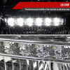 Spec-D Tuning F-250 Crystal Headlights w/ SMD LED Light Strip - Chrome Housing, Clear Lens (2005-2007)
