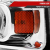 Spec-D Tuning F-250 Crystal Headlights w/ SMD LED Light Strip - Chrome Housing, Clear Lens (2005-2007)