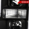 Spec-D Tuning F-250 Projector Headlights w/ LED C-Bars - Matte Black Housing, Clear Lens (2008-2010)