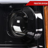 Spec-D Tuning F-250 Projector Headlights w/ Switchback LED C-Bars - Jet Black Housing, Clear Lens (2017-2019)