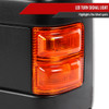 Spec-D Tuning F-250 Power Adjustable, Heated Tow Mirrors - Black w/ Amber LED Turn Signals (2008-2016)