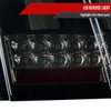 Spec-D Tuning Mustang Sequential LED Tail Lights - Gloss Black Housing, Smoked Lens (1999-2004)