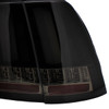 Spec-D Tuning Mustang Sequential LED Tail Lights - Gloss Black Housing, Smoked Lens (1999-2004)