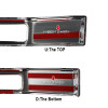 Spec-D Tuning F-250 Front Grille Overlay - Chrome (2017-2018)