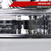 Spec-D Tuning F-250 Projector Headlights w/ LED C-Bars - Chrome Housing, Clear Lens (2011-2016)