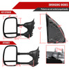 Spec-D Tuning F-250 Manual Adjusting Tow Mirrors - Black (1999-2007)