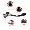 Spec-D Tuning F-250 Power Adjustable, Heated Tow Mirrors - Black w/ Smoked Turn Signals (1999-2015)