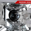 Spec-D Tuning F-150 Projector Headlights w/ Switchback Sequential LED C-Bars - Chrome Housing, Clear Lens (2009-2014)