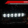 Spec-D Tuning F-250 Crystal Headlights w/ SMD LED Light Strip - Chrome Housing, Clear Lens (1999-2004)