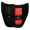 Spec-D Tuning LT-F15009BBLED-TM F-150 LED Tail Lights - Gloss Black Housing, Smoked Lens (2009-2014)