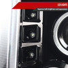 Spec-D Tuning F-250 Dual Halo Projector Headlights - Jet Black Housing, Clear Lens (2008-2010)