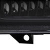 Spec-D Tuning F-250 Crystal Headlights - Matte Black Housing, Clear Lens (1999-2004)