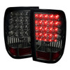 Spec-D Tuning LT-RAN06GLED-TM Ranger  LED Tail Lights  - Chrome Housing, Smoked Lens (2006-2011)