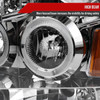 Spec-D Tuning F-250 Dual Halo Projector Headlights - Chrome Housing, Clear Lens (2008-2010)