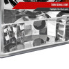 Spec-D Tuning F-250 Dual Halo Projector Headlights - Chrome Housing, Clear Lens (2008-2010)