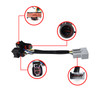Spec-D Tuning F-250 Power Adjustable, Heated Tow Mirrors - Black w/ Smoked LED Turn Signals & Clearance Lights (1999-2016)