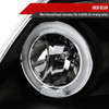 Spec-D Tuning F-150 Dual Halo Projector Headlights - Matte Black Housing, Clear Lens (1997-2003)