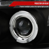 Spec-D Tuning F-150 Dual Halo Projector Headlights - Matte Black Housing, Clear Lens (1997-2003)