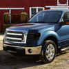 Spec-D Tuning F-150 Factory Style Headlights w/ LED Bars - Chrome Housing, Smoked Lens (2009-2014)