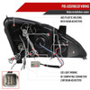 Spec-D Tuning Focus Dual Halo Projector Headlights - Chrome Housing, Clear Lens (2000-2004)